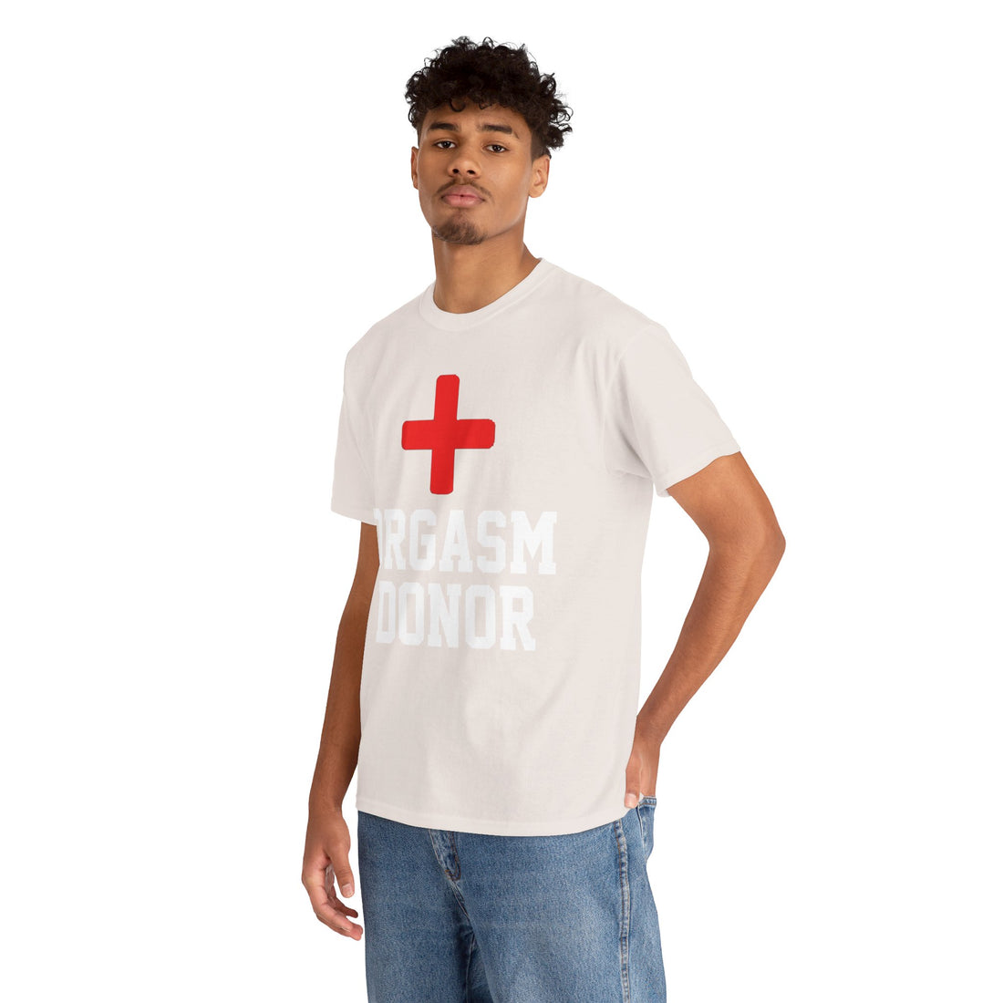 Orgasm Donor Unisex Heavy Cotton Tee