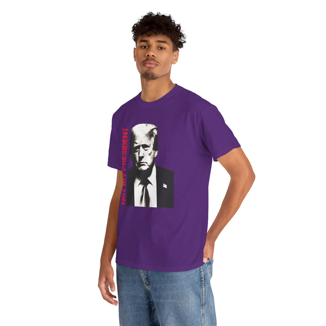 Not My President Unisex Heavy Cotton Tee