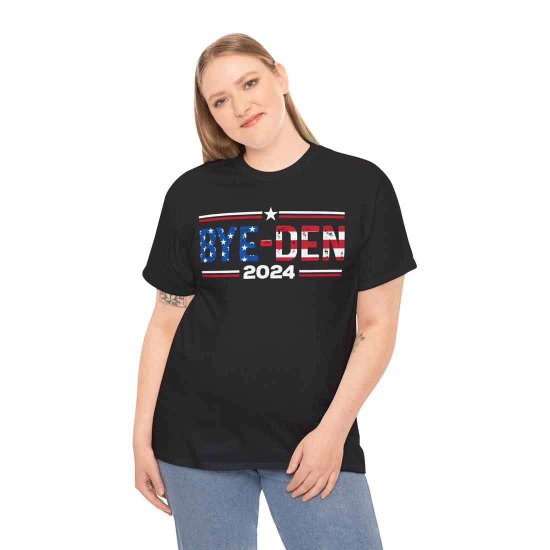 Bye Den 2024 Unisex Heavy Cotton Tee