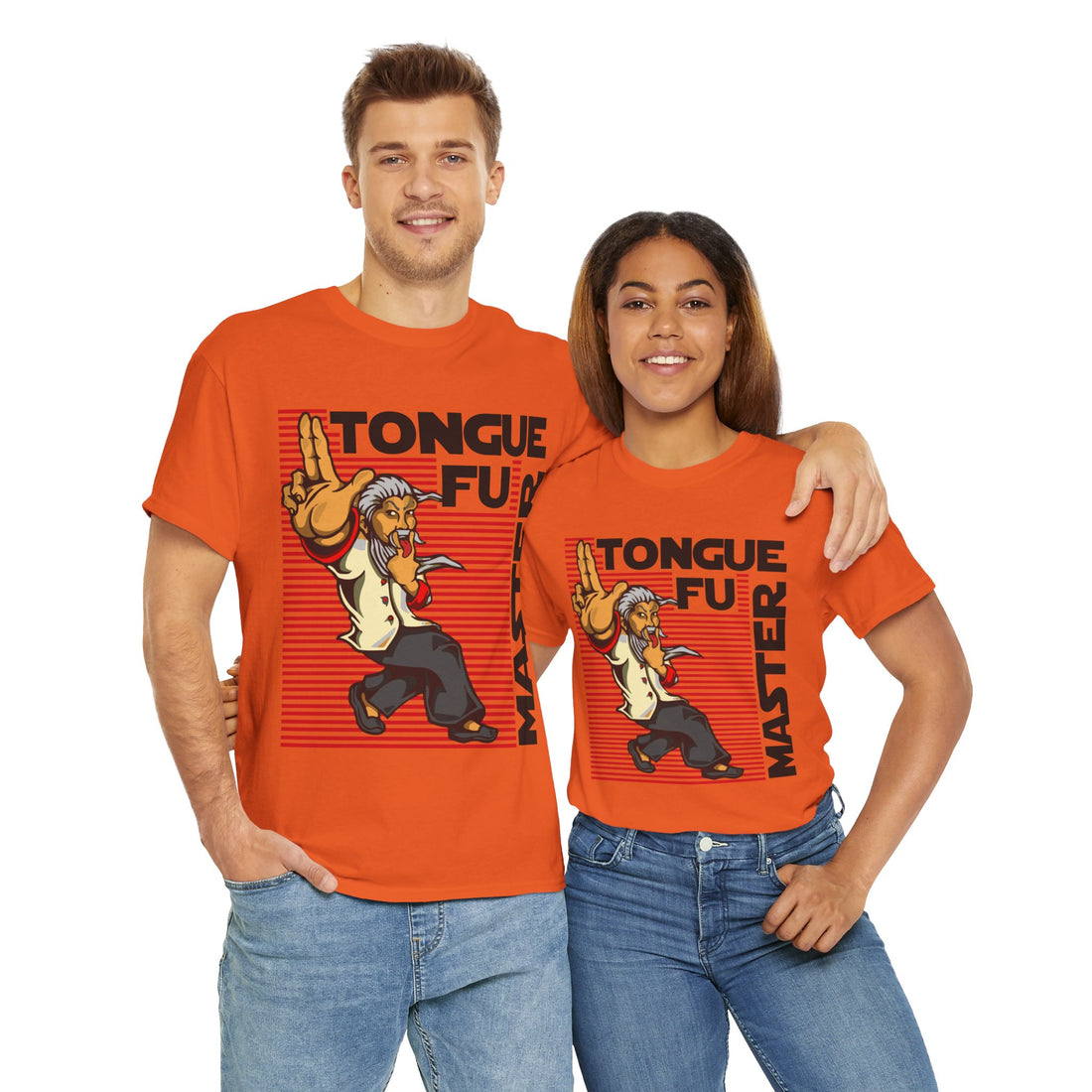 Tongue Fu Master Unisex Heavy Cotton Tee