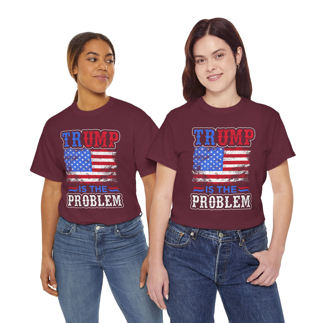 Trump Is The Problem Unisex Heavy Cotton Tee