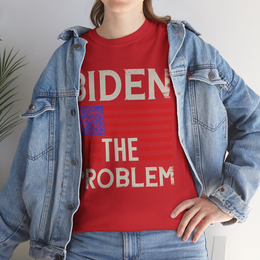 Biden The Problem Unisex Heavy Cotton Tee