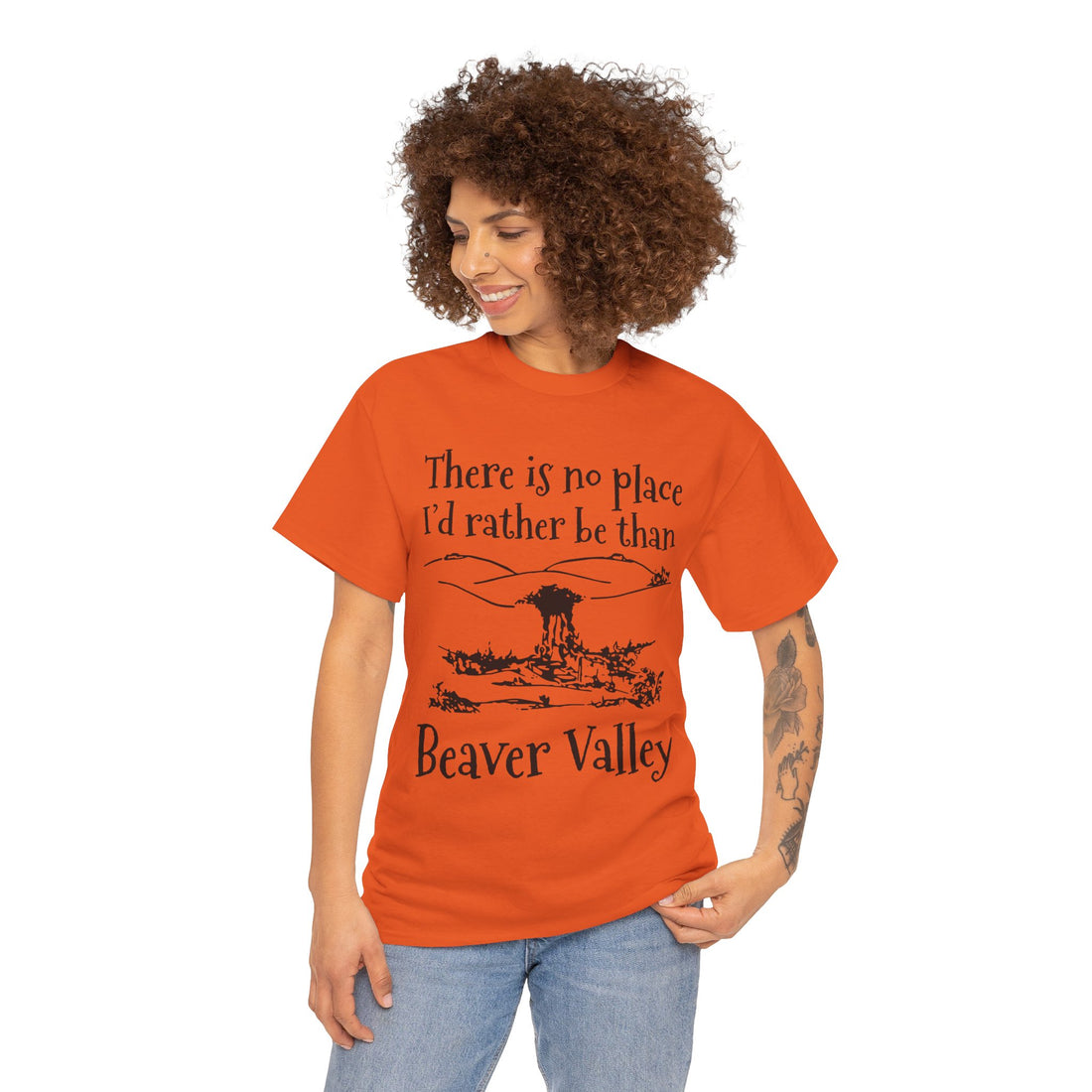 There Is No Place I'd Rather Be Than Bevear Valley Unisex Heavy Cotton Tee