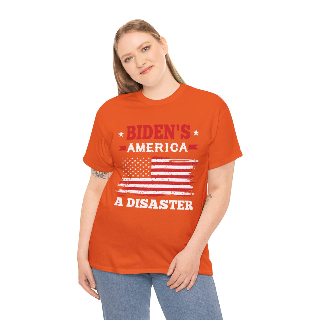 Biden's America A Disaster Unisex Heavy Cotton Tee