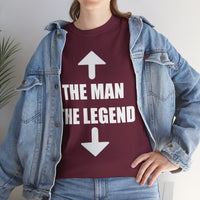 The Man The Legend Unisex Heavy Cotton Tee