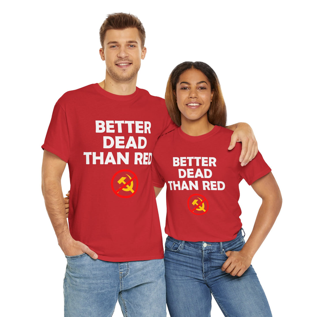 Better Dead Than Red Unisex Heavy Cotton Tee