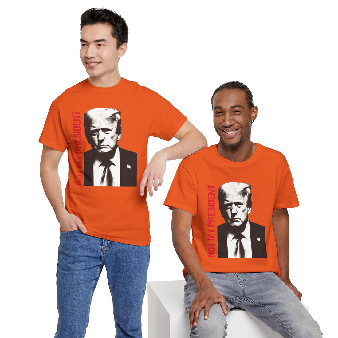 Not My President Unisex Heavy Cotton Tee