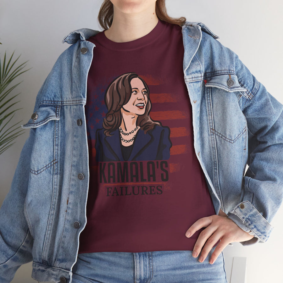 Kamala's Failures Unisex Heavy Cotton Tee