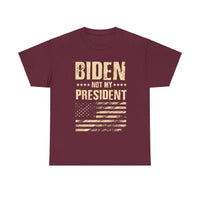 Biden Not My President Unisex Heavy Cotton Tee