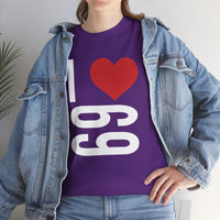 I Love 69 Unisex Heavy Cotton Tee