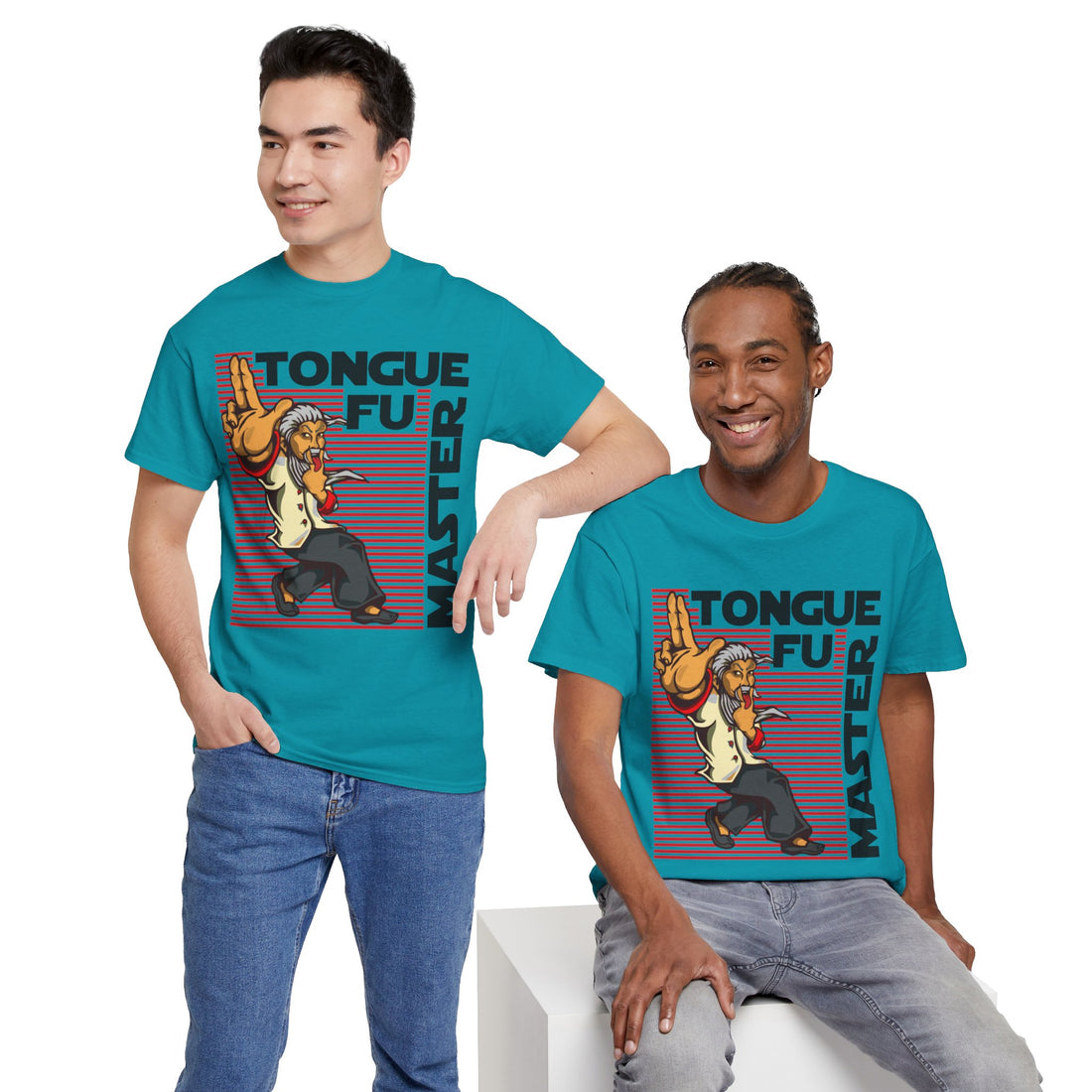 Tongue Fu Master Unisex Heavy Cotton Tee