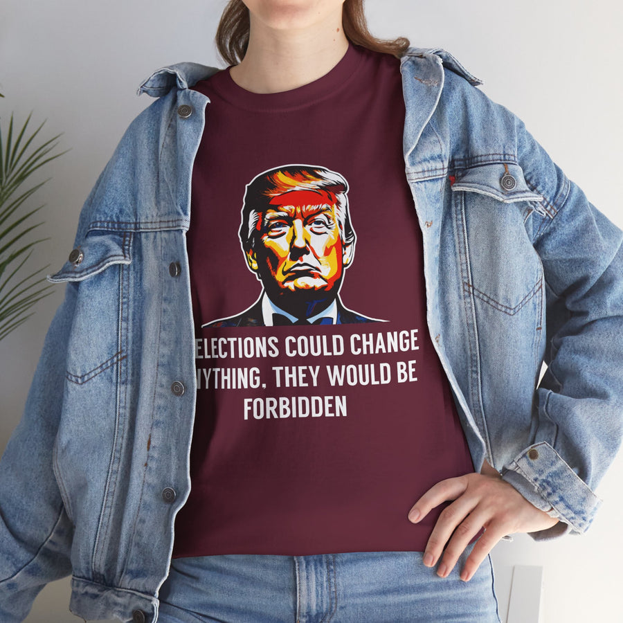 If Elections Could Change anything. They Would Be For Bidden Unisex Heavy Cotton Tee