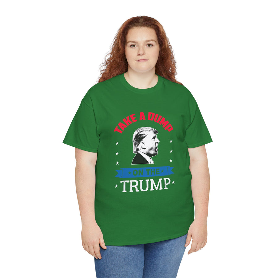 Take A Dump On The Trump Unisex Heavy Cotton Tee