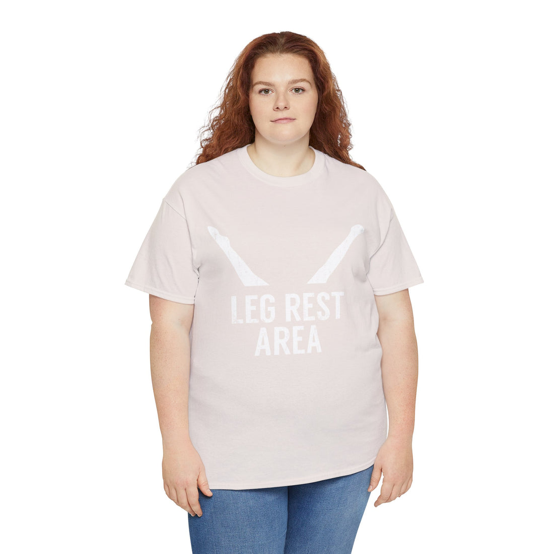 Leg Rest Area Unisex Heavy Cotton Tee