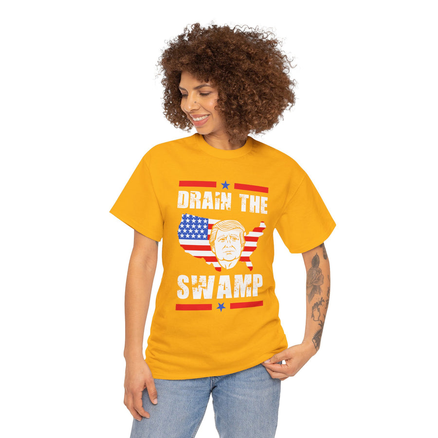 Drain The Swamp Unisex Heavy Cotton Tee