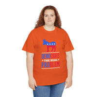 Democrats The Real Problem Unisex Heavy Cotton Tee