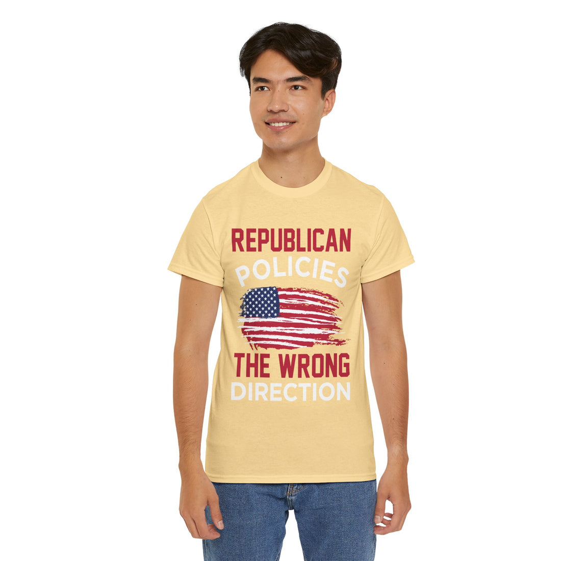 Republican Policies The Wrong Direction Unisex Heavy Cotton Tee