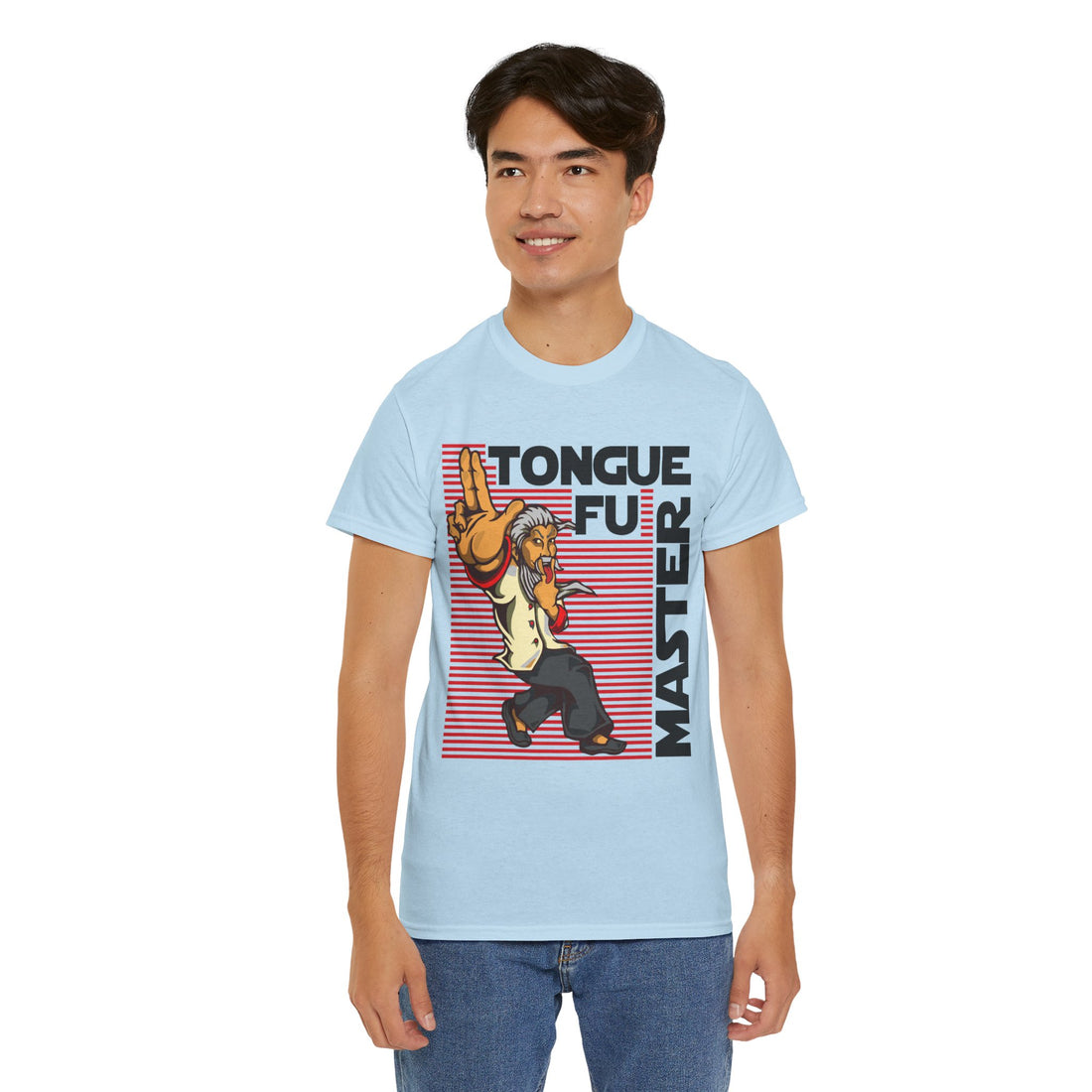 Tongue Fu Master Unisex Heavy Cotton Tee