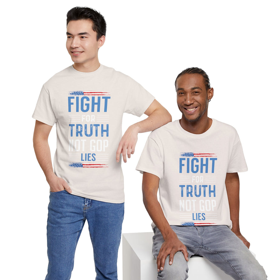 Fight For Truth Not GOP Lies Unisex Heavy Cotton Tee