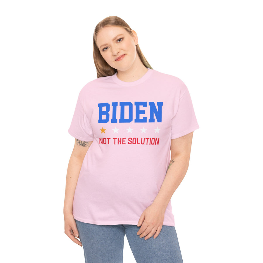 Biden Not The Solution Unisex Heavy Cotton Tee