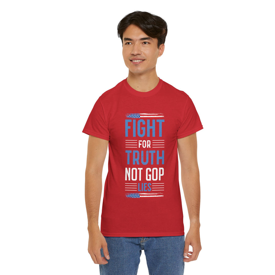 Fight For Truth Not GOP Lies Unisex Heavy Cotton Tee