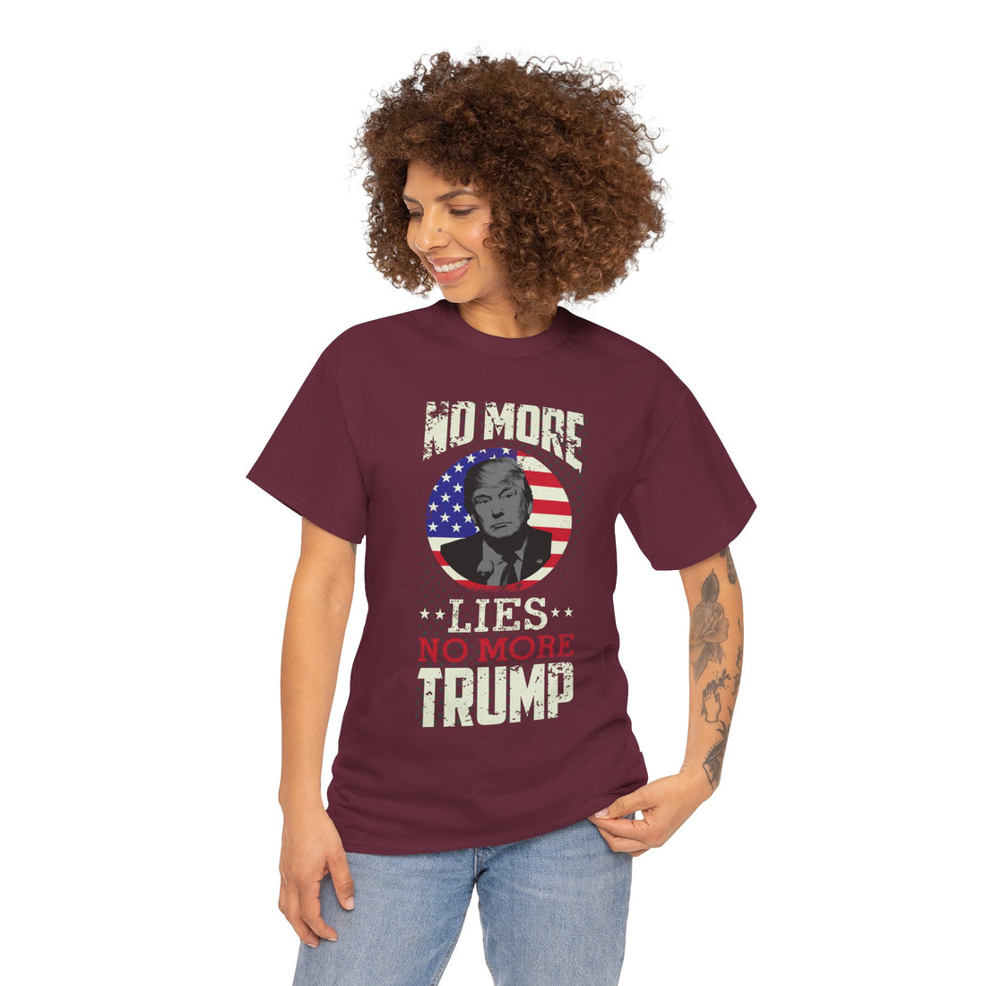 No More Lies Trump Unisex Heavy Cotton Tee