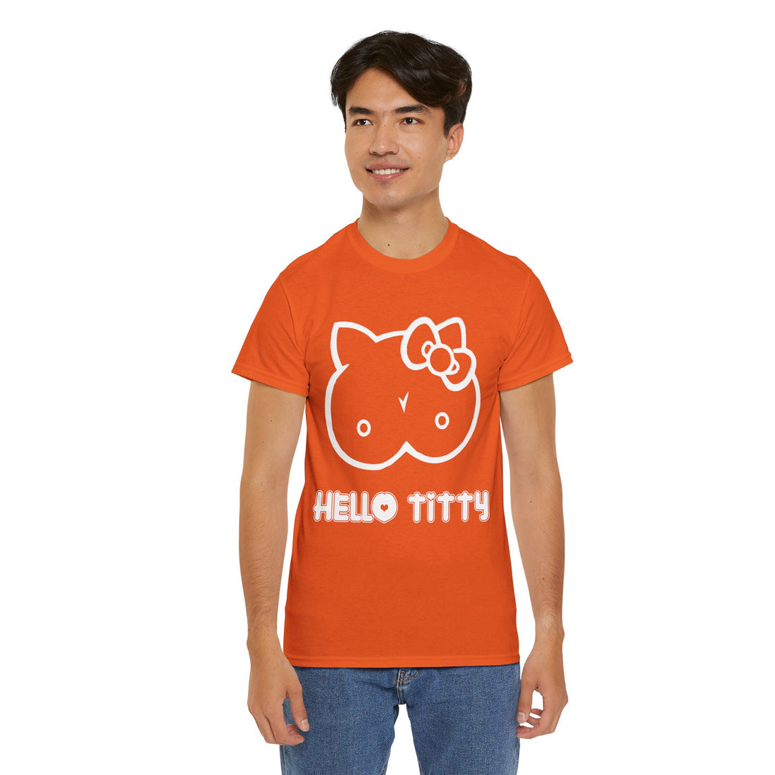 Hello Titty Unisex Heavy Cotton Tee