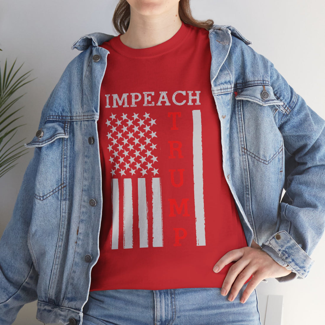 IMPEACH Trump Unisex Heavy Cotton Tee