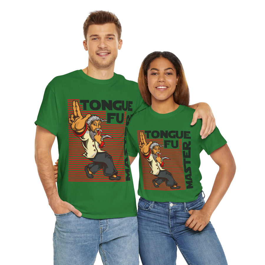 Tongue Fu Master Unisex Heavy Cotton Tee