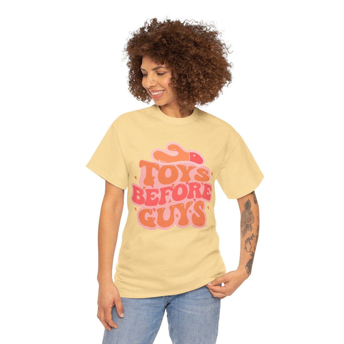 Toys Before Guys Unisex Heavy Cotton Tee