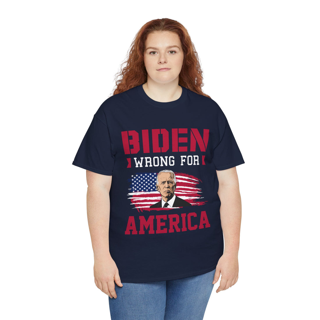 Biden Wrong for America Unisex Heavy Cotton Tee