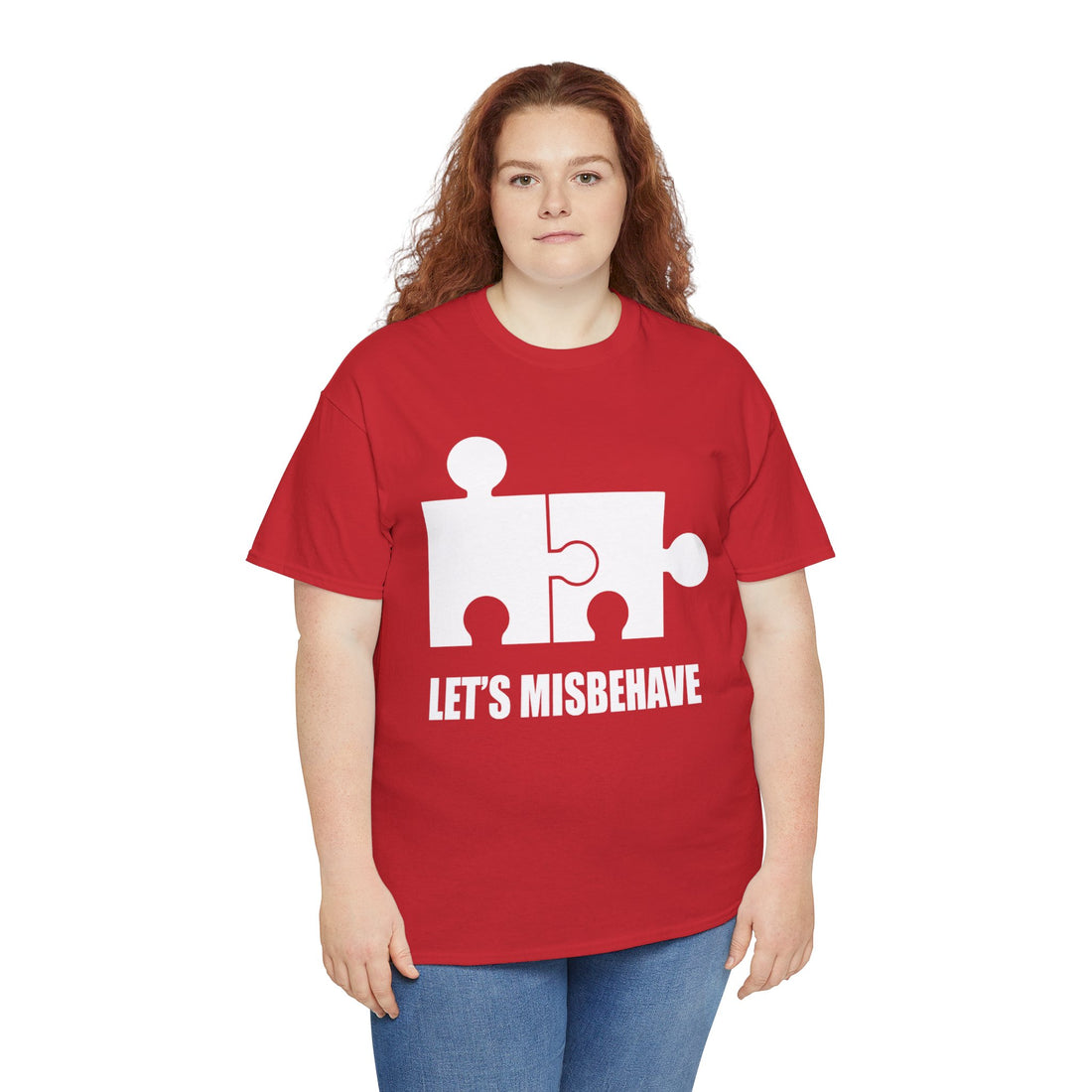 Let's Misbehave Unisex Heavy Cotton Tee