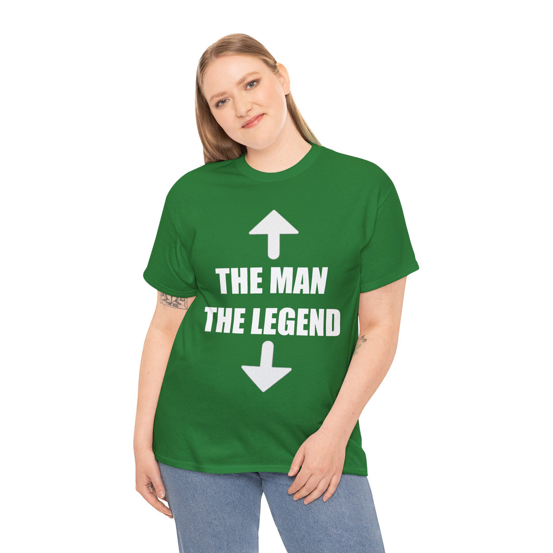 The Man The Legend Unisex Heavy Cotton Tee