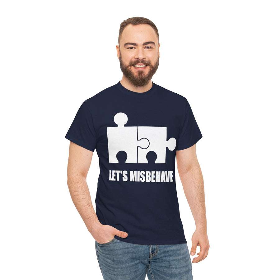 Let's Misbehave Unisex Heavy Cotton Tee