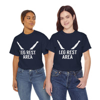 Leg Rest Area Unisex Heavy Cotton Tee