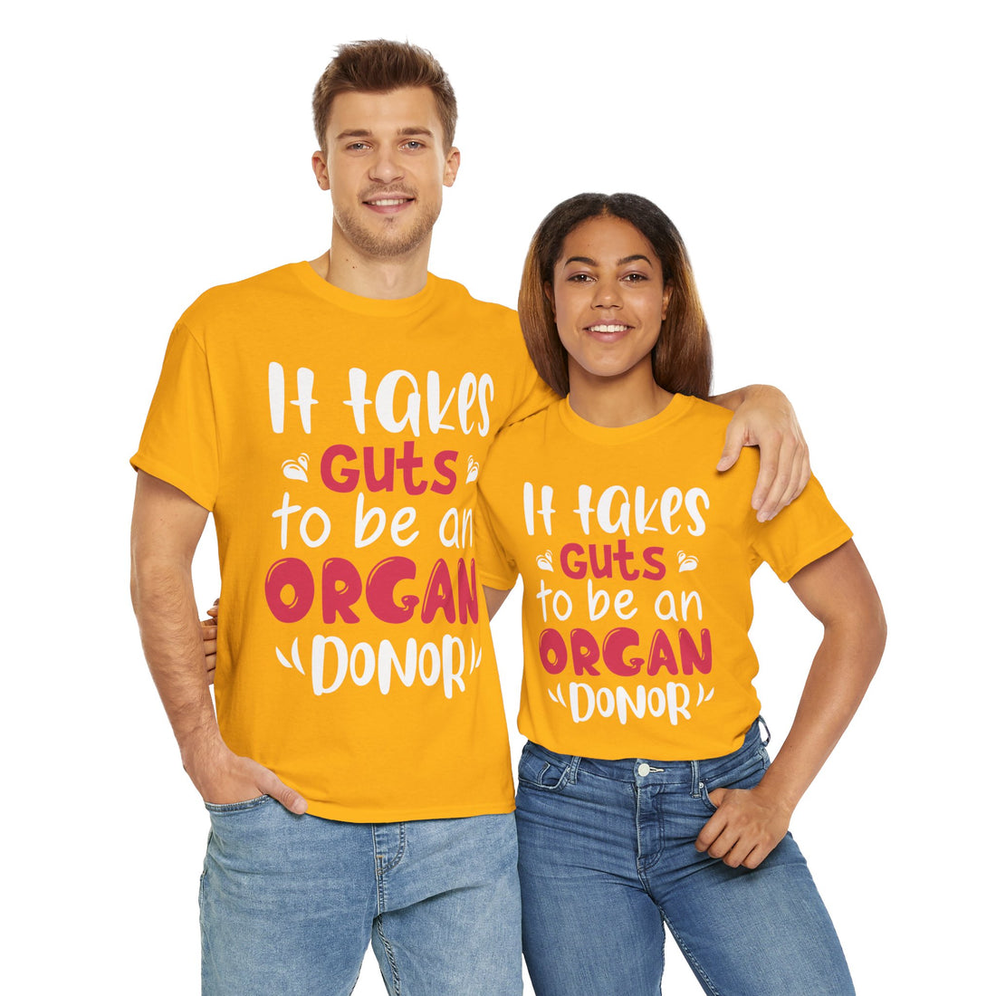 It Take Guts To Be An Organ Donor Unisex Heavy Cotton Tee