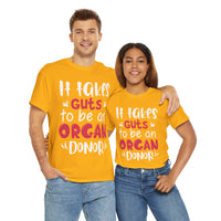 It Take Guts To Be An Organ Donor Unisex Heavy Cotton Tee