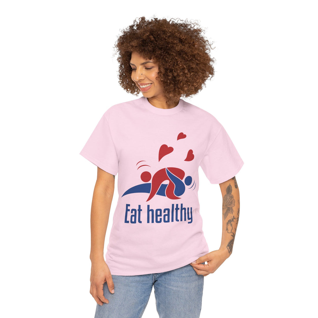 Eat Healthy Unisex Heavy Cotton Tee