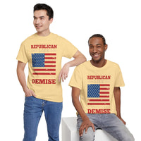 Republican Lies American Demise Unisex Heavy Cotton Tee