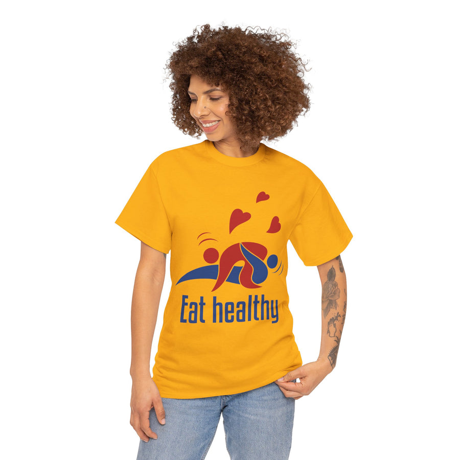 Eat Healthy Unisex Heavy Cotton Tee