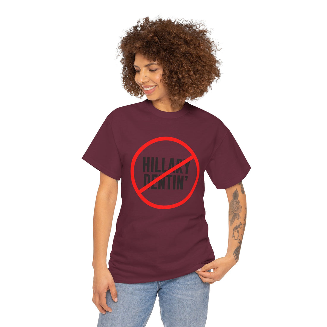 Hillary Dentin Unisex Heavy Cotton Tee