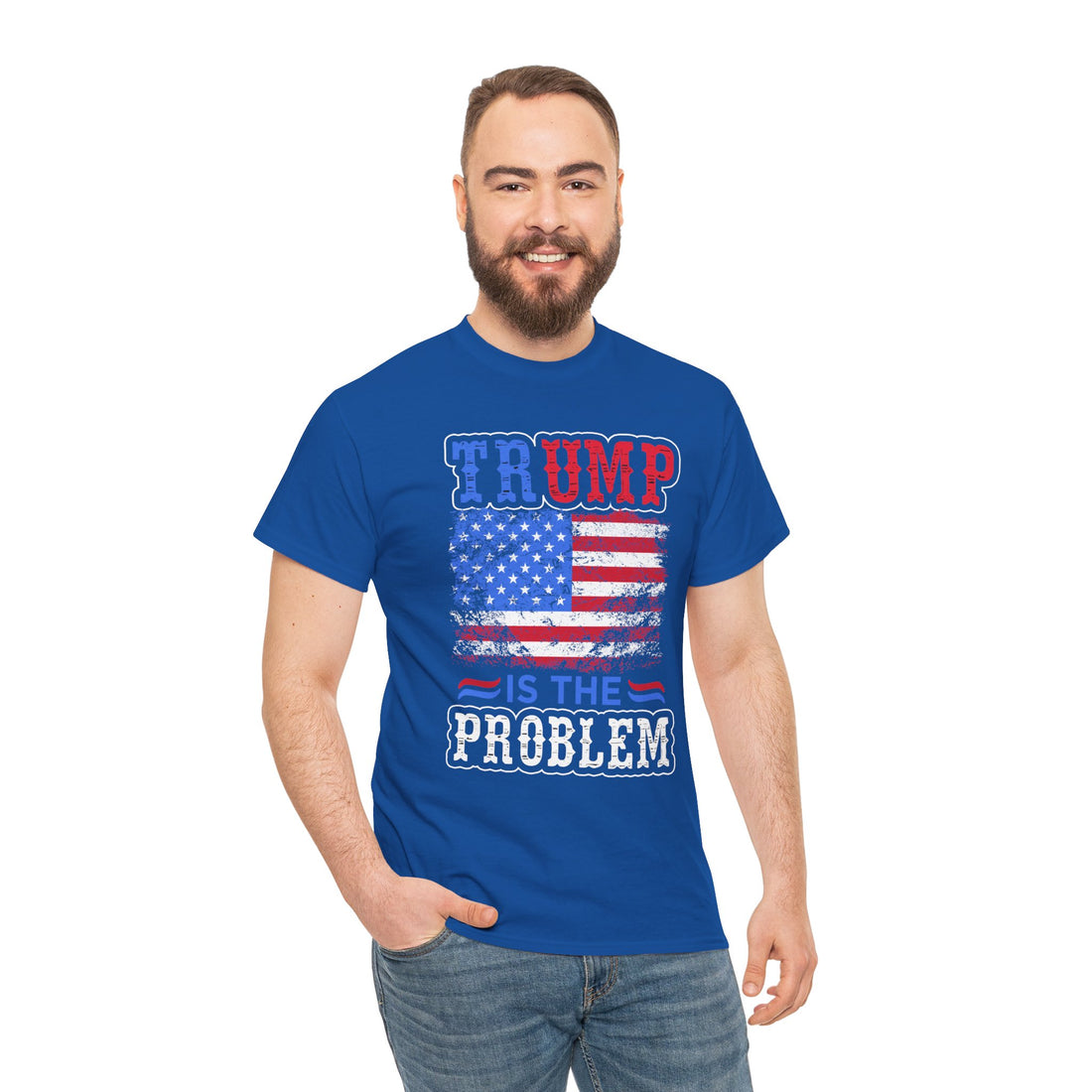 Trump Is The Problem Unisex Heavy Cotton Tee