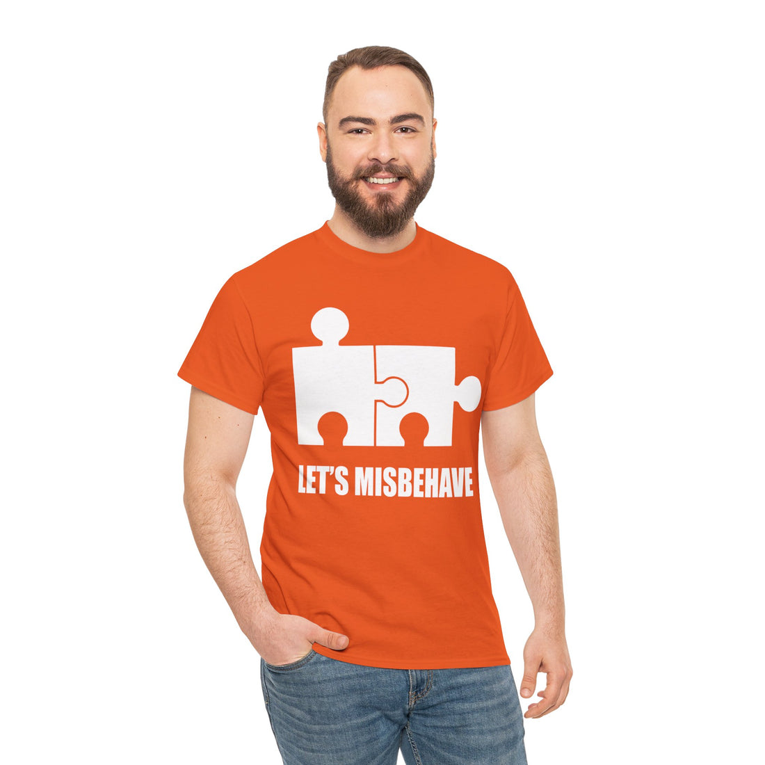 Let's Misbehave Unisex Heavy Cotton Tee