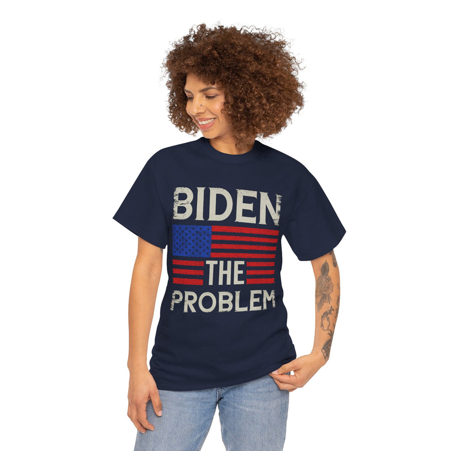 Biden The Problem Unisex Heavy Cotton Tee