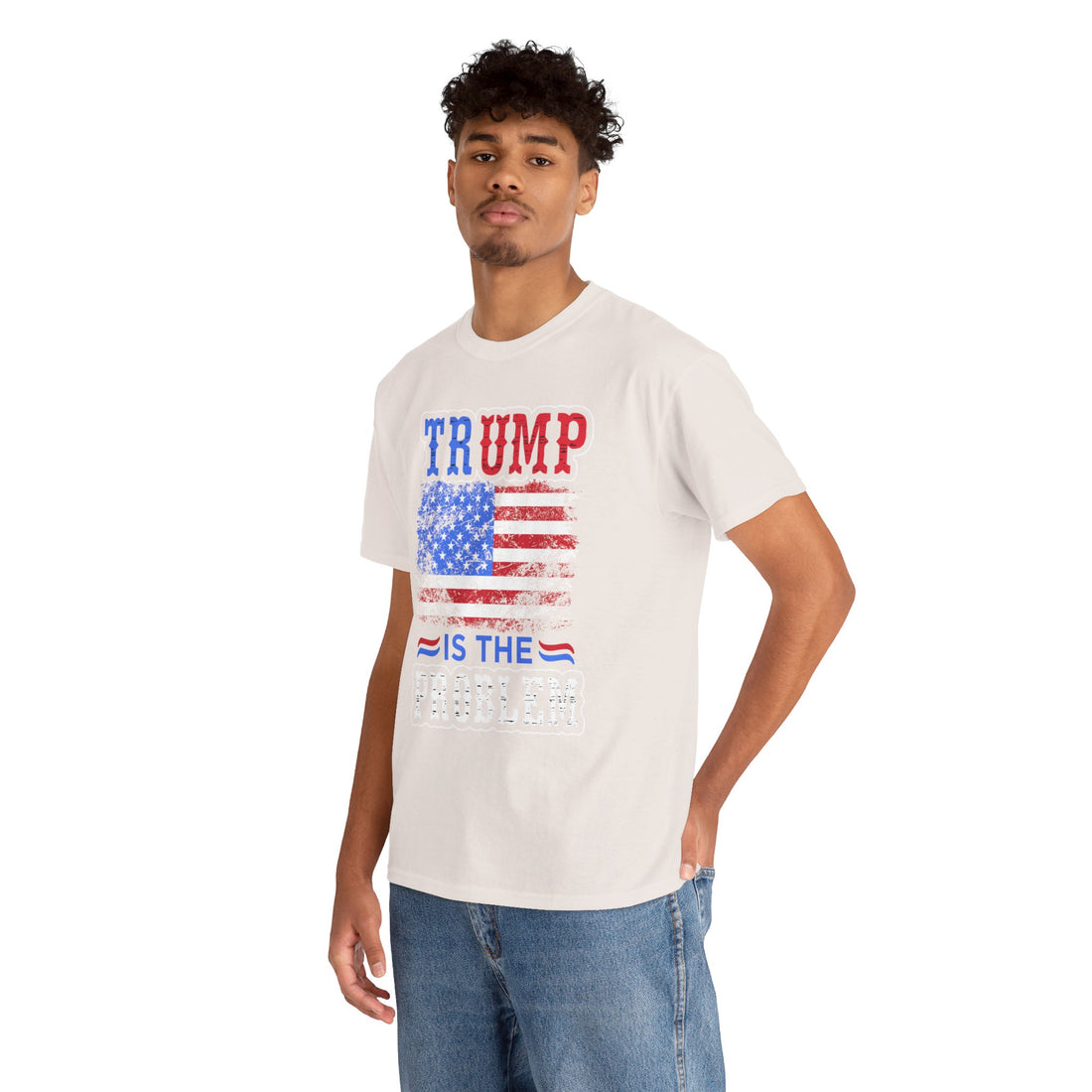 Trump Is The Problem Unisex Heavy Cotton Tee