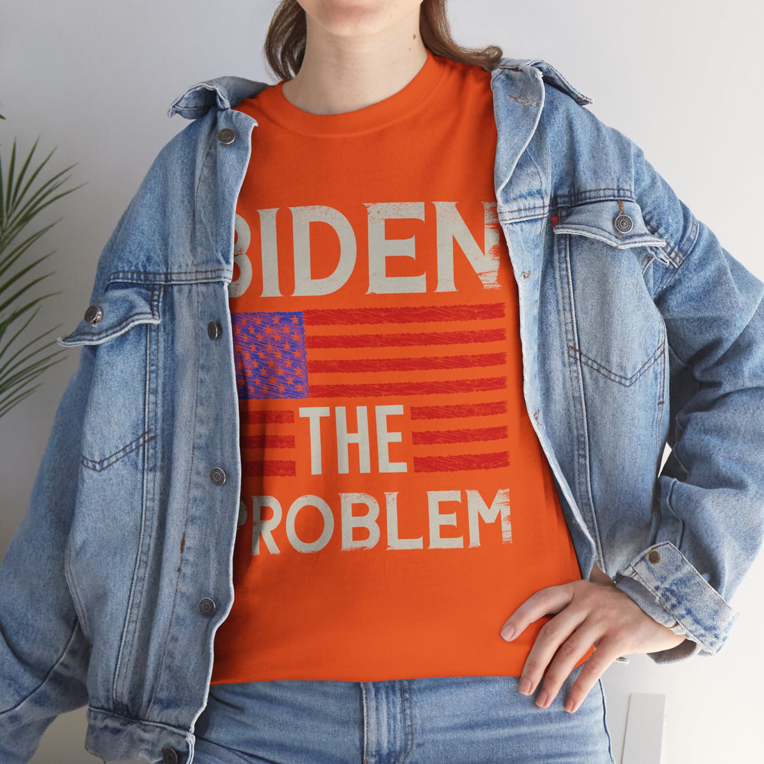 Biden The Problem Unisex Heavy Cotton Tee