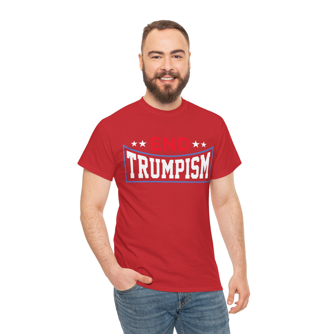 End Trumpism Unisex Heavy Cotton Tee