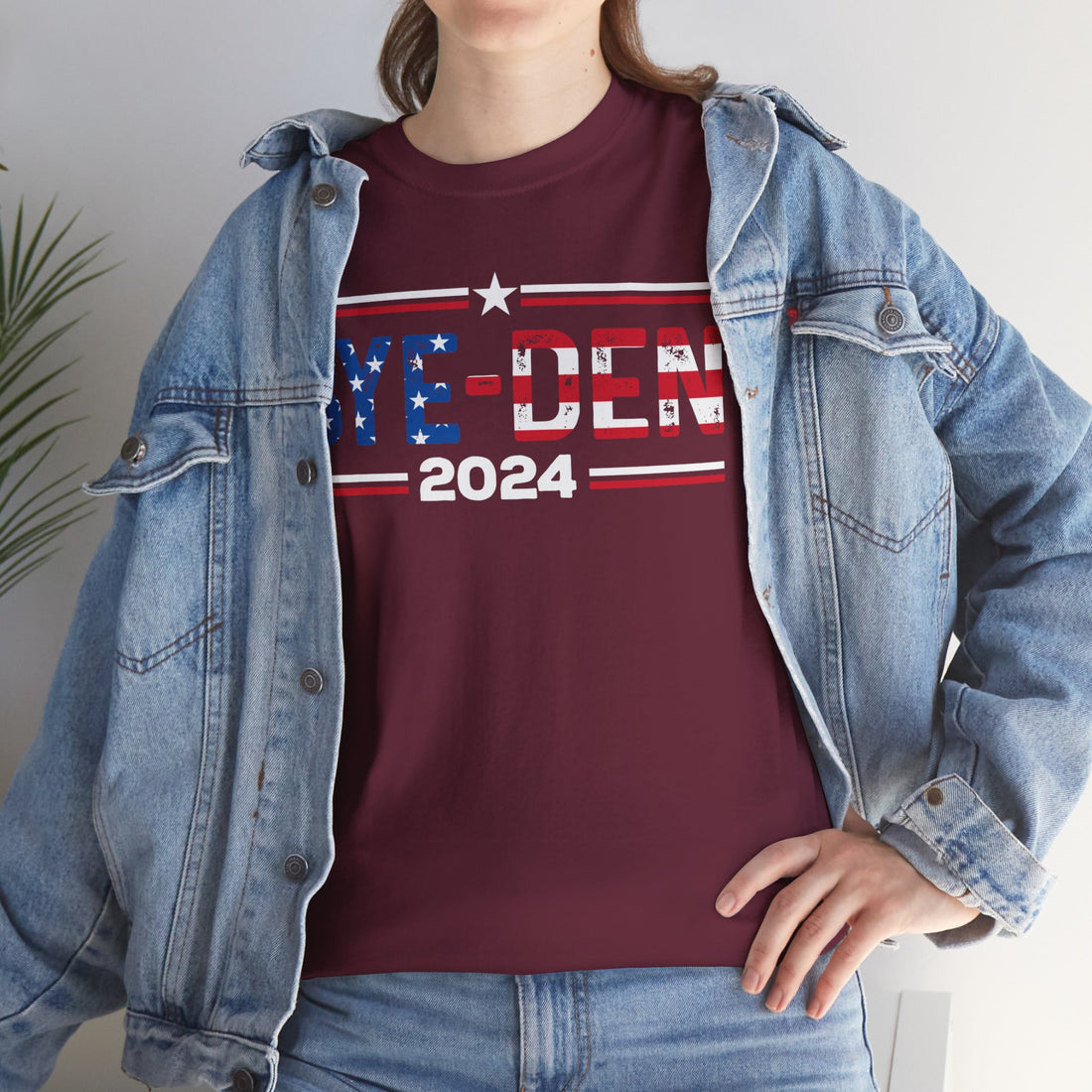 Bye Den 2024 Unisex Heavy Cotton Tee