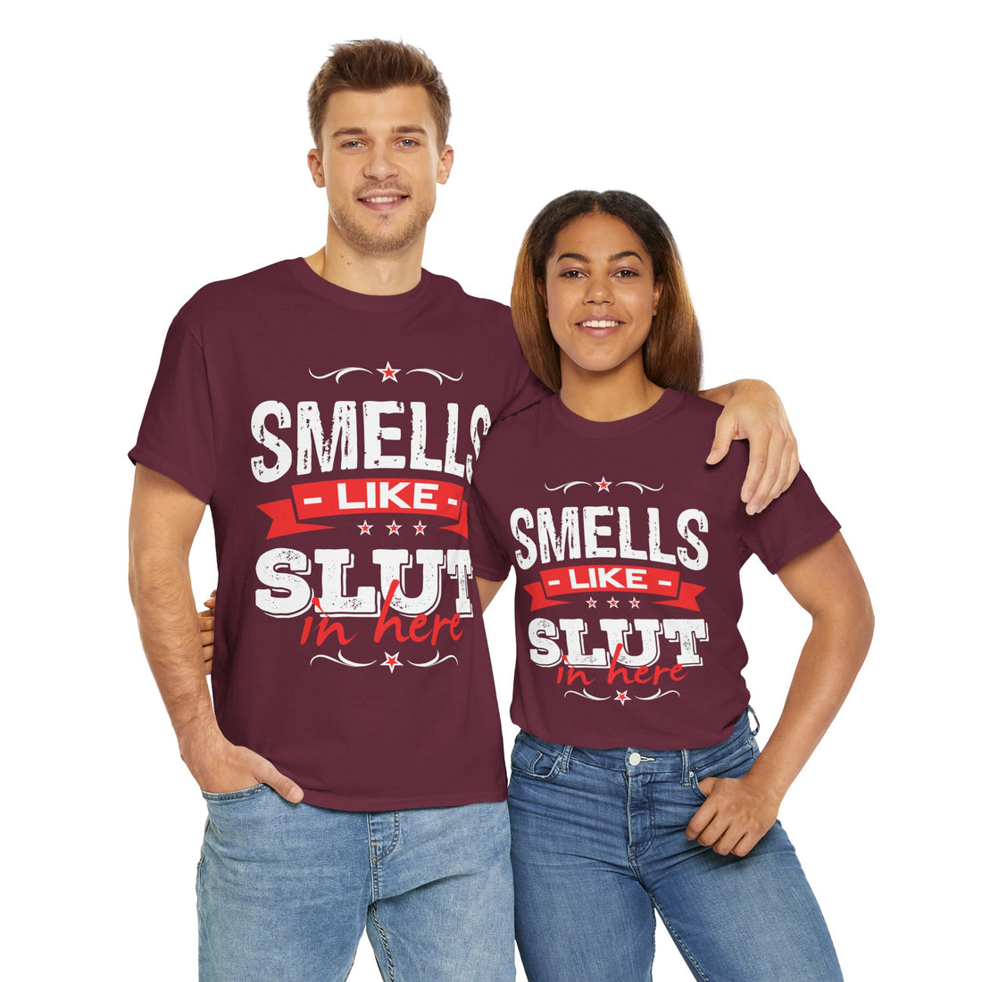 Smells Like Slut In Here Unisex Heavy Cotton Tee