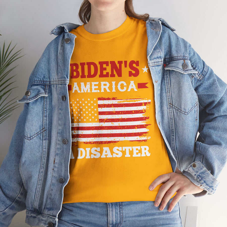 Biden's America A Disaster Unisex Heavy Cotton Tee